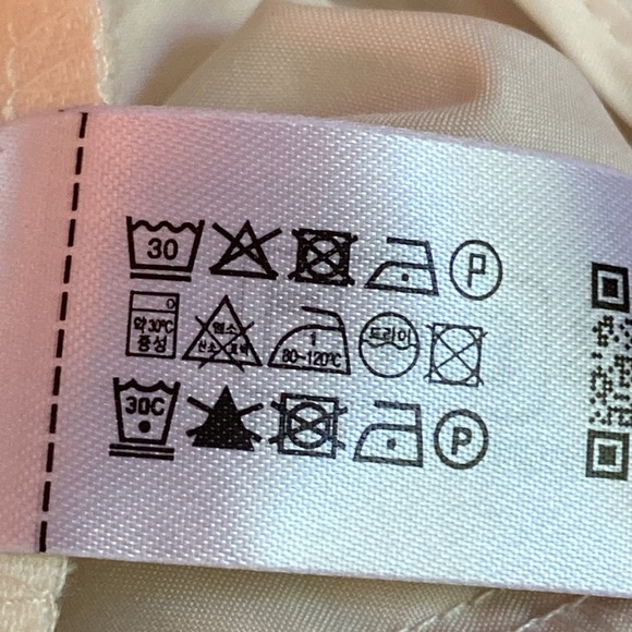 NWT. Zara Ecru Viscose Blend Belted Straight Leg Pants. Size S. - Picture 11 of 11